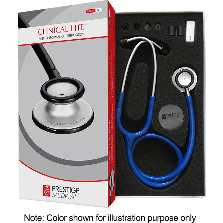 Prestige Medical Clinical Lite™ Stethoscope, Rainbow & Stealth/Black Clinical Lite Stethoscope Rainbow & Stealth / Black