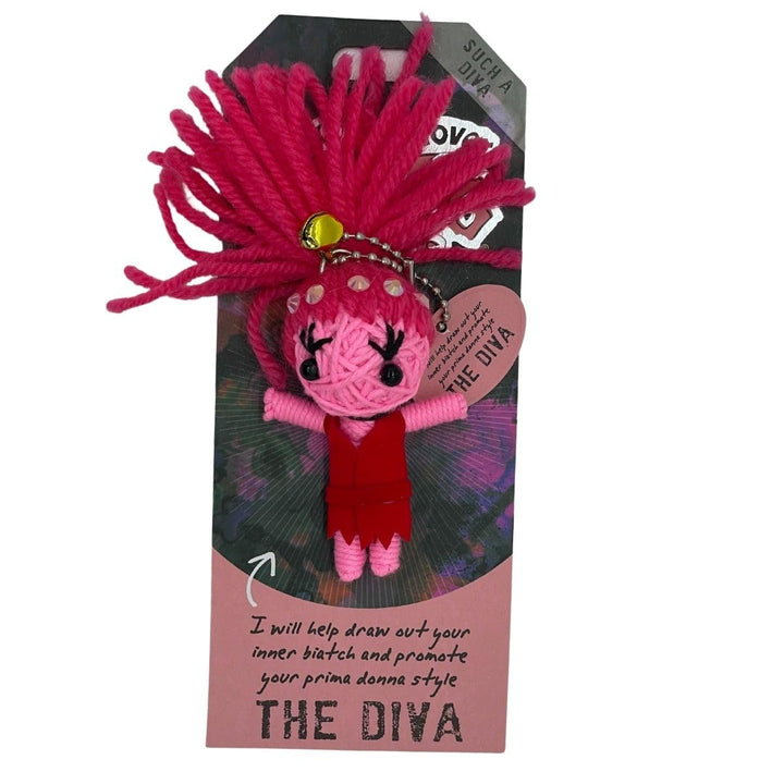 Watchover Voodoo 3-Inch The Diva Keychain - Handcrafted Gift to Bring Good Luck and Positivity Everywhere You Go