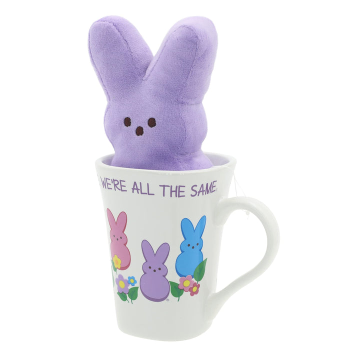 Animal Adventure Peeps Collectible 6" Peeps Plush and Mug Giftset Purple Peep in a 15oz Mug Mug and Plush