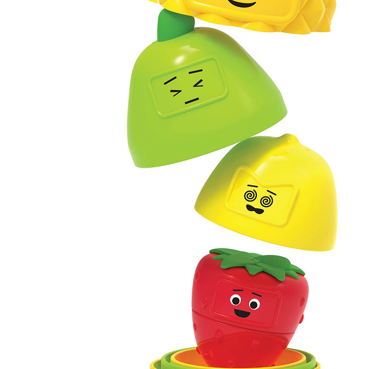 Learning Resources Big Feelings Nesting Fruit Friends, 9 Pieces, Ages 18+ Months, Social Emotional Learning Toys, Sensory Toys, Speech Therapy Materials