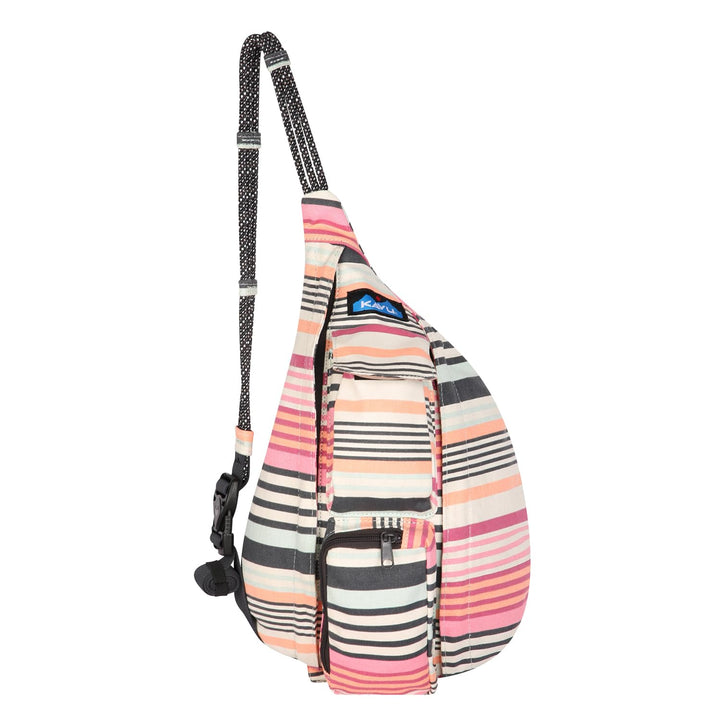 KAVU Mini Rope Bag Cotton Crossbody Sling One Size Beach Tie Dye