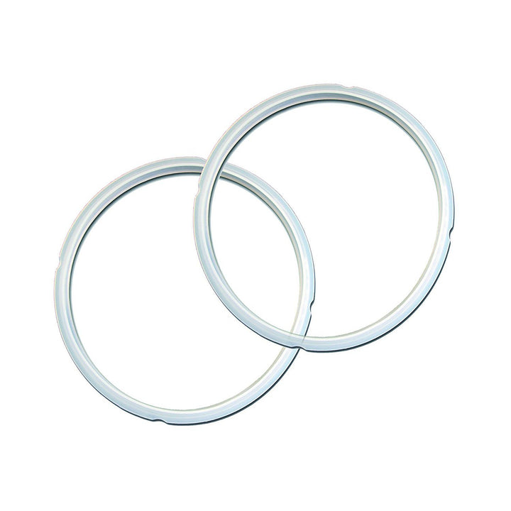 Instant Pot 2-Pack Sealing Ring 8-Qt, Inner Pot Seal Ring, Electric Pressure Cooker Accessories, Non-Toxic, BPA-Free, Replacement Parts, Clear