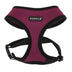 Puppia Soft Dog Harness No Choke Over-The-Head Triple Layered Breathable Mesh Adjustable Chest Belt and Quick-Release Buckle, Purple, Medium