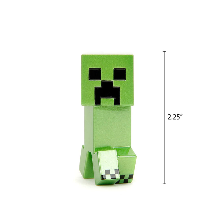 Minecraft 2.5" 4-Pack Collectible Die-Cast Figure, Toys for Kids and Adults