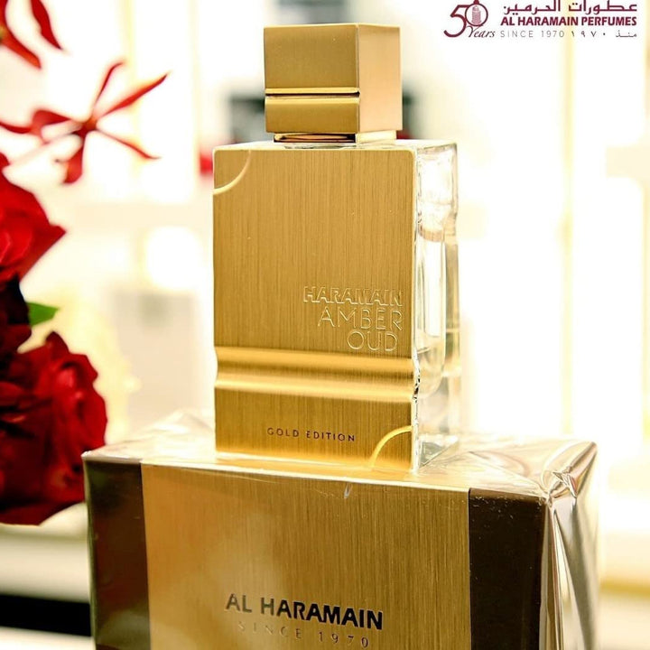 Al Haramain Amber Oud Gold Edition - Arabian Perfume for Women and Men - Eau de Parfum Spray with Notes of Bergamot, Melon, Pineapple, Amber, Woody Accord, and Musk - 2 oz