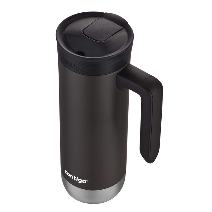 Superior 2.0 Stainless Steel Travel Mug with Handle and Leak-Proof Lid, Double-Wall Insulation Keeps Drinks Hot up to 7 Hours or Cold up to 18 Hours, 20oz Sake