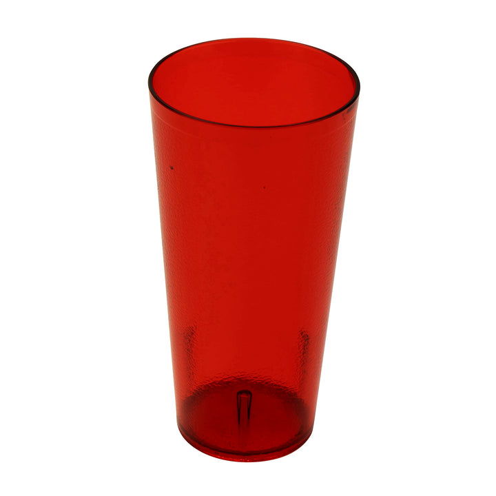 G.E.T. 6624-1-R-EC Heavy-Duty Plastic Restaurant Tumblers, 24 Ounce, Red (Set of 4)