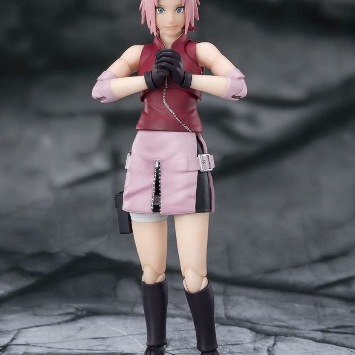 TAMASHII NATIONS - Naruto Shippuden - Sakura Haruno - Inheritor of Tsunade's Indominable Will, Bandai Spirits S.H.Figuarts Action Figure Sakura Haruno -Inheritor of Tsunade's Indominable Will-