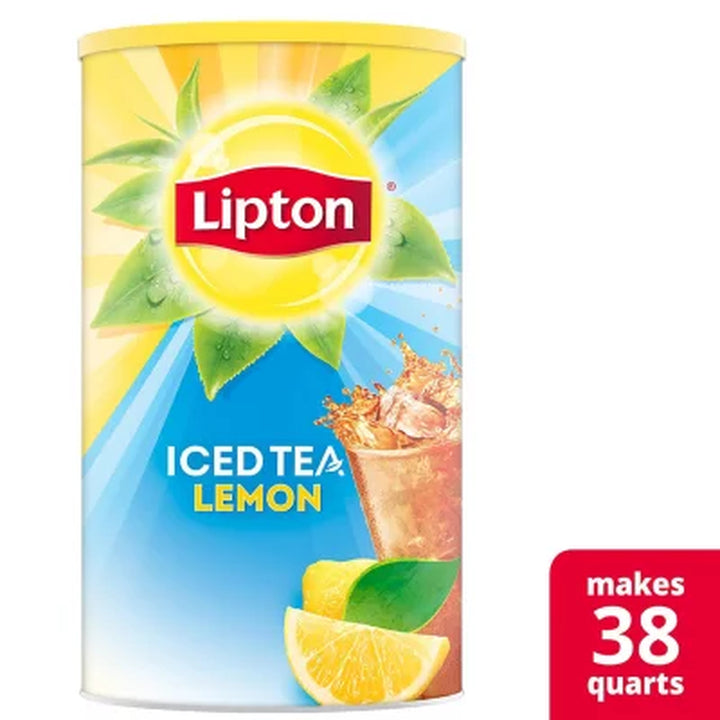 Lipton Sweetened Iced Tea Mix, Lemon, 89.8 Oz.