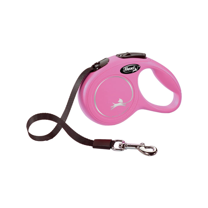 Flexi 25210758: Classic Retractable Tape Dog Leash, Pink Xs 26 Lbs 10Ft Extra Small - 10 ft