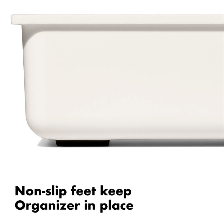 OXO Good Grips Kitchen Drawer, Compact Knife Organizer, White