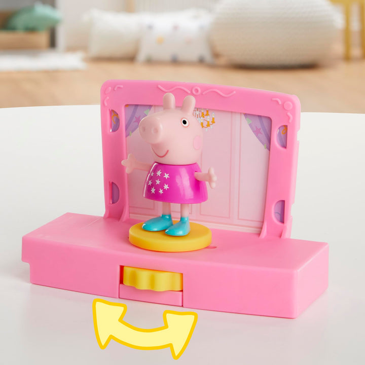 Peppa Pig Peppa’s Dance Party Playset with House, 2 Figures, 6 Accessories, Preschool Toys for Girls and Boys, Kids Gifts, Ages 3+ ( Exclusive)