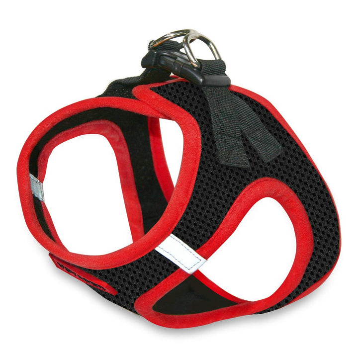 Voyager Step-In Air Dog Harness - All Weather Mesh Step in Vest Harness for Small and Medium Dogs by Best Pet Supplies - Red, Large
