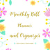 Monthly Bill Planner and Organizer: Finance Monthly & Weekly Budget Planner Expense Tracker Bill Organizer Journal Notebook | Budget Planning | ... Workbook (Expense Tracker Budget Planner)