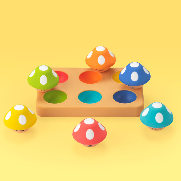 Sassy Mischievous Matching Mushrooms | Sorting Board | 12+ Months