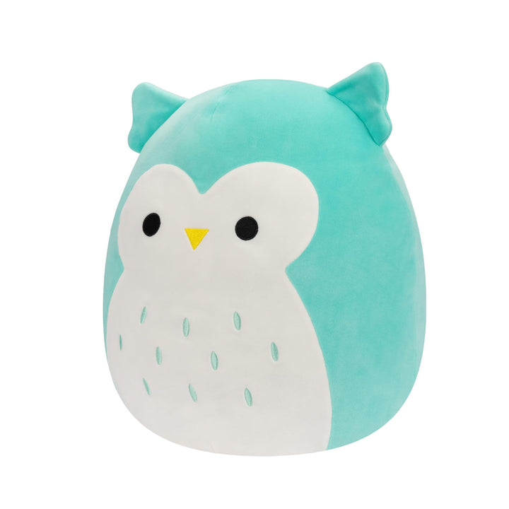 Squishmallows Original 14-Inch Winston Teal Owl - Large Ultrasoft Official Jazwares Plush Multi