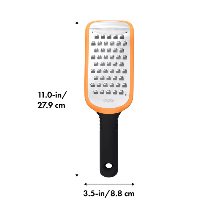 OXO Good Grips Etched Coarse Grater, Orange