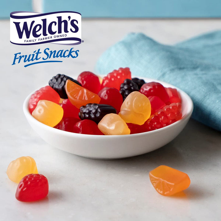 Welch's Fruit Snacks, Mixed Fruit & Berries 'N Cherries Variety Pack, Perfect Halloween Candy Bulk Pack, Gluten Free, 0.8 oz Individual Single Serve Bags (Pack of 60) 0.8 Ounce (Pack of 60)