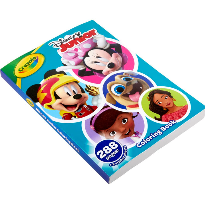 Crayola Disney Coloring Book, Disney Jr. Gift, 288 Pages, Ages 3, 4, 5, 6 Disney Jr.