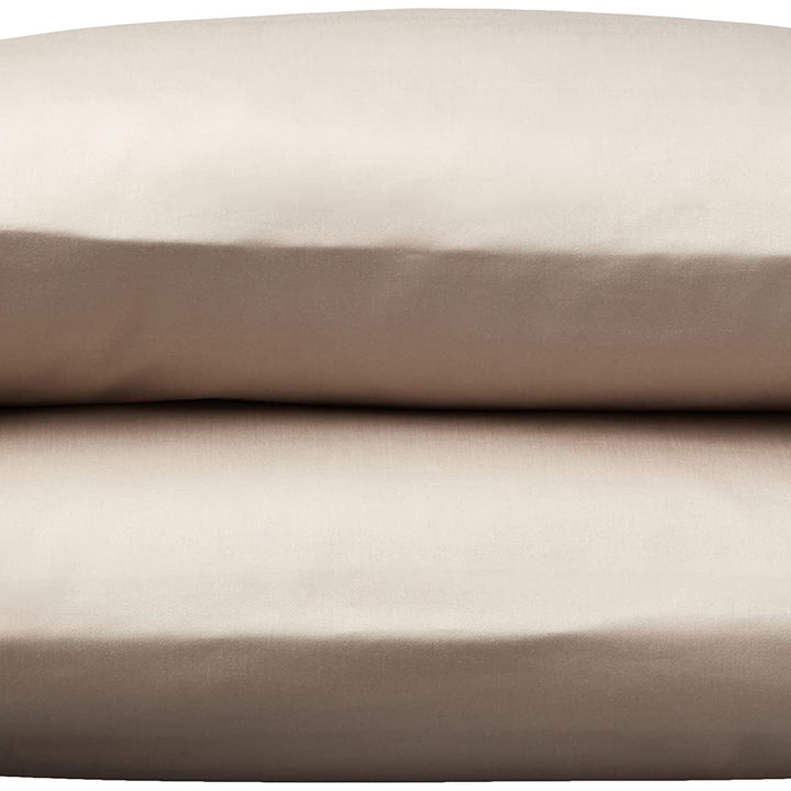 Basics 400 Thread Count Cotton Pillow Case, Standard, 30" L x 20" W, Stone Gray - Set of 2