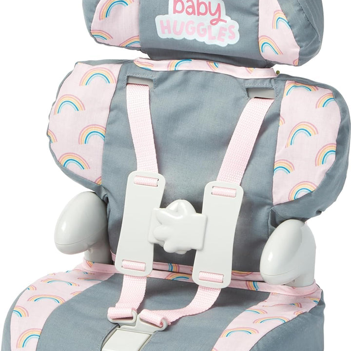 Casdon Grey Car Booster Seat. Dolls Car Booster Seat For Children Aged 3+. Suits Dolls Up To 35cm In Size