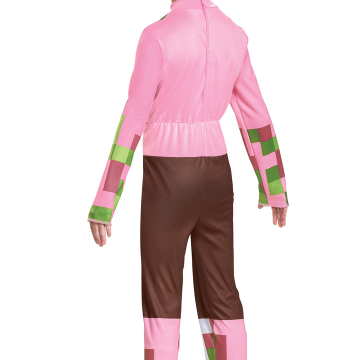 Minecraft Costume Zombie Pigman Outfit for Kids, Halloween Minecraft Costumes Medium (7-8)