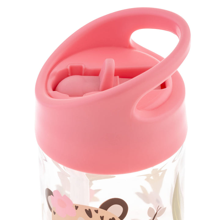 Stephen Joseph, Kids Flip Top Water Bottle, 10 oz Tritan BPA Free, Water Bottle for Girls & Boys, Back to School Flip Top Bottle, Leopard