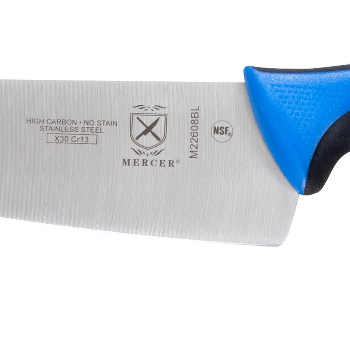 Mercer Culinary Millennia Colors Chef's Knife, 8 Inch, Blue 8-Inch