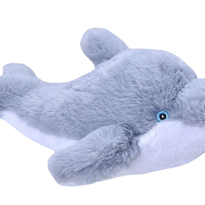 Wild Republic EcoKins Mini Dolphin Stuffed Animal 8 inch, Eco Friendly Gifts for Kids, Plush Toy, Handcrafted Using 7 Recycled Plastic Water Bottles