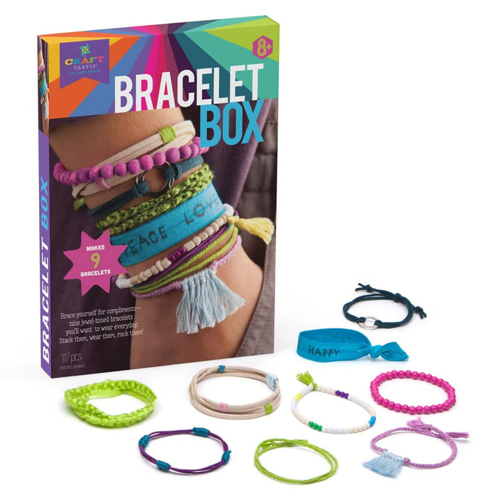 Craft-tastic Jewel Jewelry, DIY Bracelet Box Craft Kit, Multi