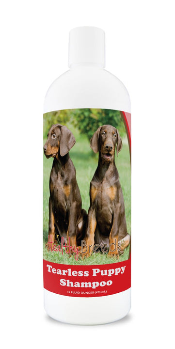 Healthy Breeds Doberman Pinscher Tearless Puppy Dog Shampoo 16 oz