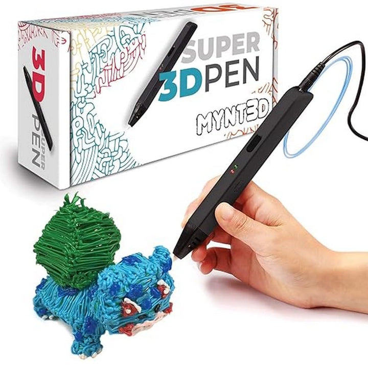 MYNT3D Professional Printing 3D Pen Bundle with Super 3D Printing Pen and PLA Filament 3D Pen Only+ Super 3D Pen