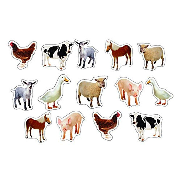 Carson Dellosa Farm Animals: Photographic Shape Stickers