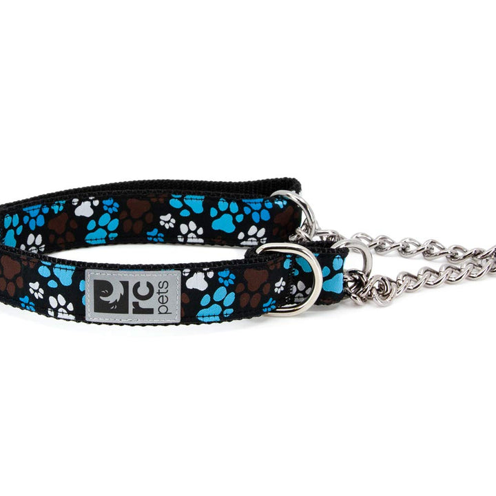 RC Pets 1" Martingale Training Collar, Medium, Pitter Patter Chocolate