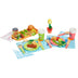 Bluey - Dine in with Bluey Set, 32-Piece Wooden Toy Set with Magic Asparagus, Plates, Utensils & more, Perfect for Role-Play & Imaginative Fun, FSC-certified, Suitable for 3 Years & Up Dine in Set