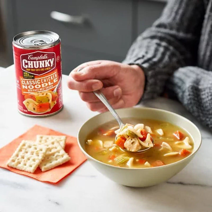 Campbell'S Chunky Classic Chicken Noodle Soup (18.6 Oz., 6 Pk.)