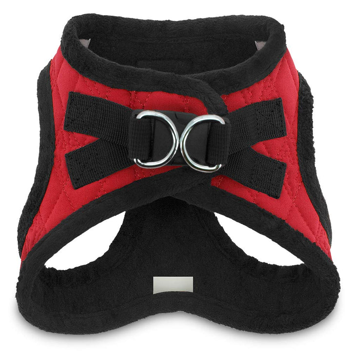 Voyager Step-In Plush Dog Harness – Soft Plush, Step In Vest Harness for Small and Medium Dogs by Best Pet Supplies - Harness (Red Plush), XS (Chest: 13 - 14.5") Harness (Red Plush) XS (Chest: 13 - 14.5")