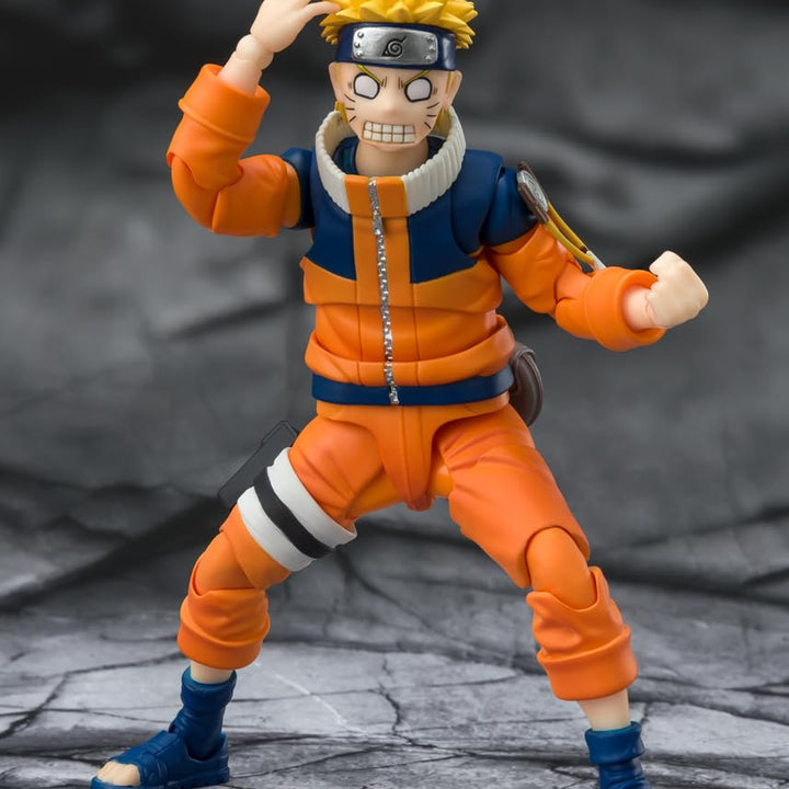 TAMASHII NATIONS - Naruto - Naruto Uzumaki -The No.1 Most Unpredictable Ninja-, Bandai Spirits S.H.Figuarts Action Figure Naruto Uzumaki -the No.1 Most Unpredictable Ninja-