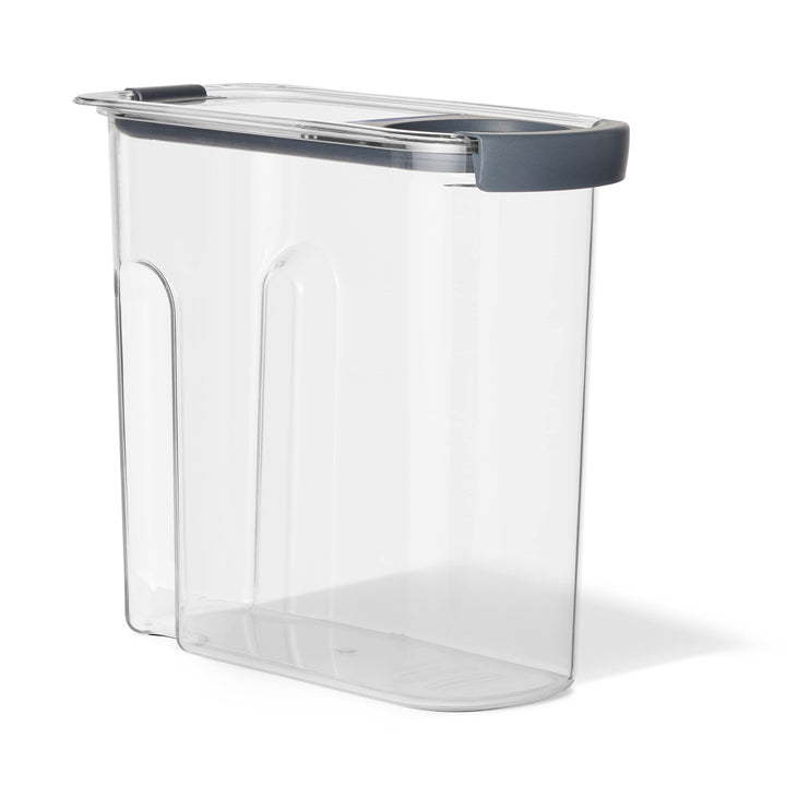 Rubbermaid Brilliance Cereal Food Storage Container with Flip Top Spout, Dishwasher Safe, Clear