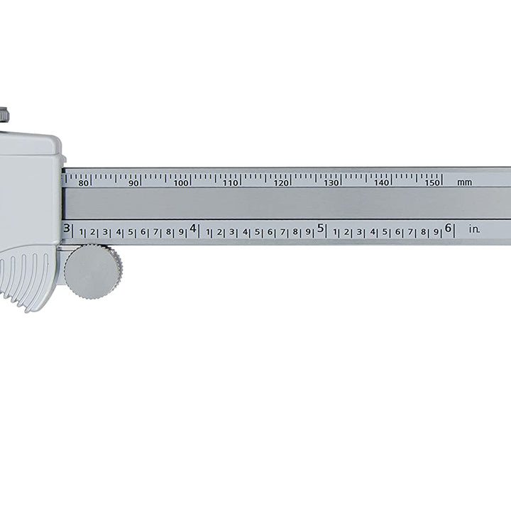 Mitutoyo 505-742-56J 0-6 Inch, .001 Inch Dial Caliper, .1 Inch/Revolution, Black Face