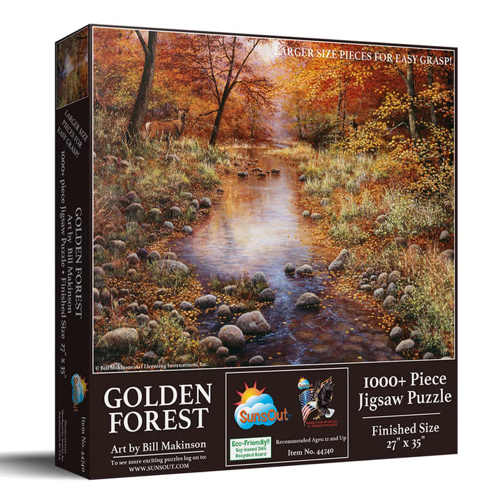 Sunsout Golden Forest 1000 Pc Large Piece Jigsaw Puzzle 44740