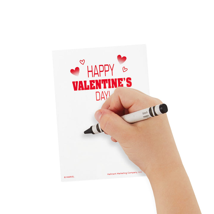 Hallmark Avengers Valentines Day Cards and Stickers for Kids School (24 Classroom Valentines with Envelopes) Avengers Valentines with Stickers