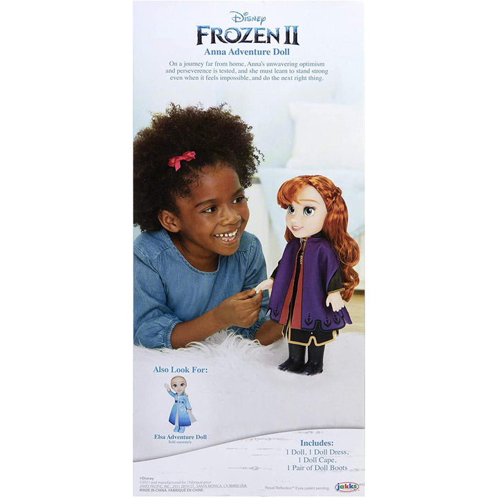 Disney Frozen 2 Anna Travel Doll 14 Inches Tall