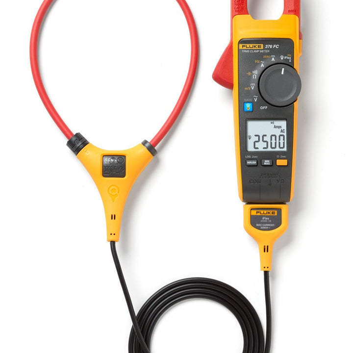 Fluke 376FC True-RMS Clamp Meter with iFlex & TPAK Meter Hanging Kit 1000 A 376 FC Clamp Meter + Meter Hanging Kit