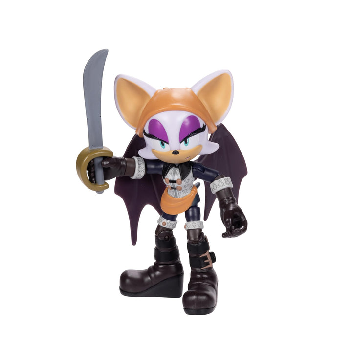 Sonic Prime 5-inch Baton Rouge - No Place Action Figure 15 Points of Articulations. Ages 3+ (Officially Licensed by Sega and Netflix)