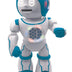 LEXIBOOK Powerman Kid - Educational and Bilingual English/Spanish Robot - Walking Talking Dancing Singing Toy - STEM Programmable Telling Creating Stories - Quizzes Shooting Discs for kids - ROB90US