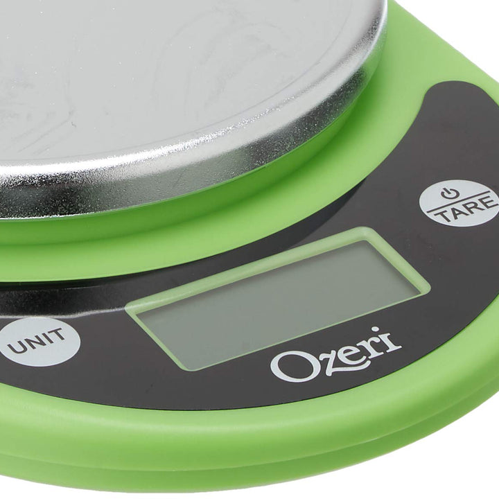 Ozeri Pronto Digital Multifunction Kitchen and Food Scale, Black on Lime