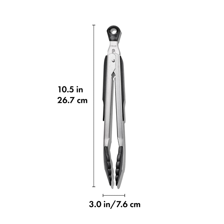 OXO Good Grips 9-Inch Locking Tongs with Nylon Heads 9-Inch Tongs