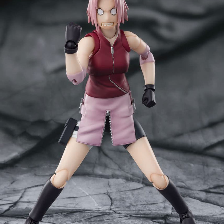 TAMASHII NATIONS - Naruto Shippuden - Sakura Haruno - Inheritor of Tsunade's Indominable Will, Bandai Spirits S.H.Figuarts Action Figure Sakura Haruno -Inheritor of Tsunade's Indominable Will-