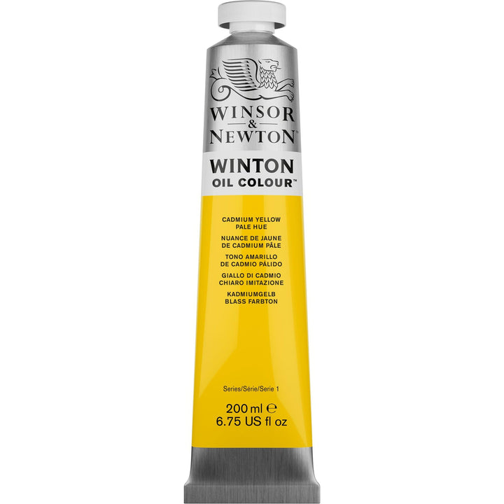 Winsor & Newton Winton Oil Color, 200ml (6.75-oz) Tube, Cadmium Yellow Pale Hue 6.75-oz Tube